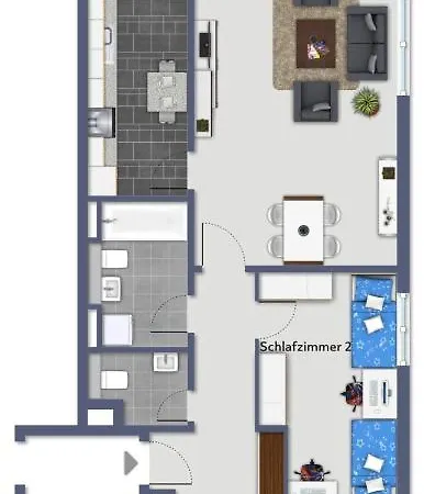 Moderne Handwerkerwohnung In